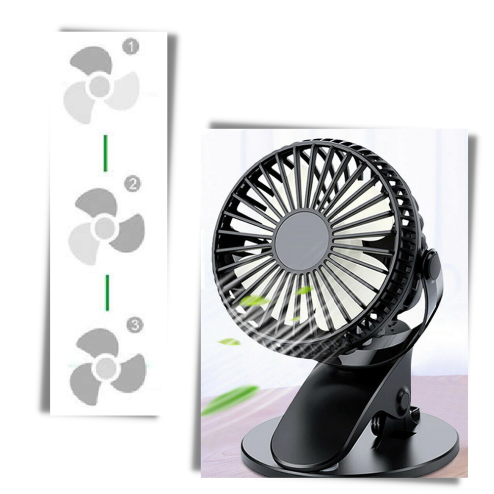 Taşınabilir Şarj Edilebilir USB Fan - Ozerty