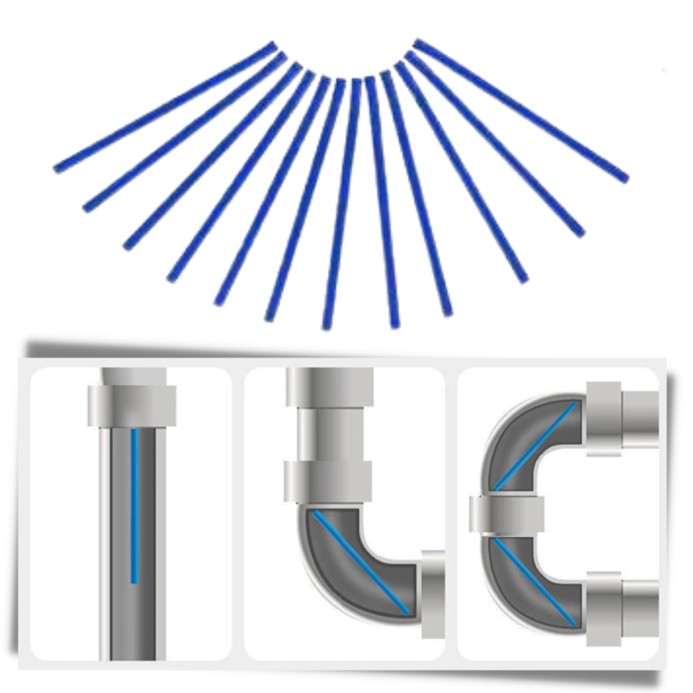 12'li Lavabo Temizleme Çubukları - Ozerty