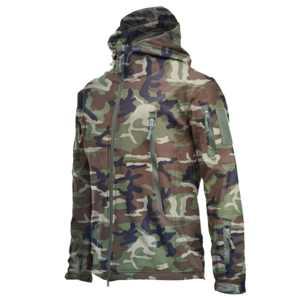 Askeri Tarz Savaş Ceketi -Jungle Camo - Ozerty