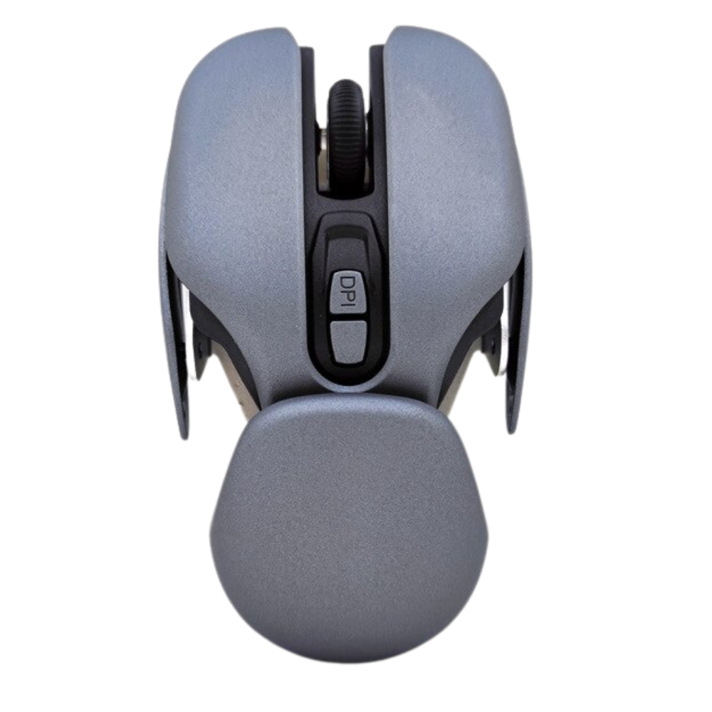 Kablosuz Ergonomik Oyun Mouse'u -Gri - Ozerty