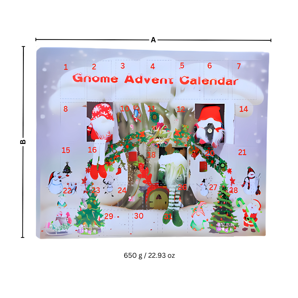 31 Günlük Geri Sayım Gnome Advent Takvimi - Ozerty