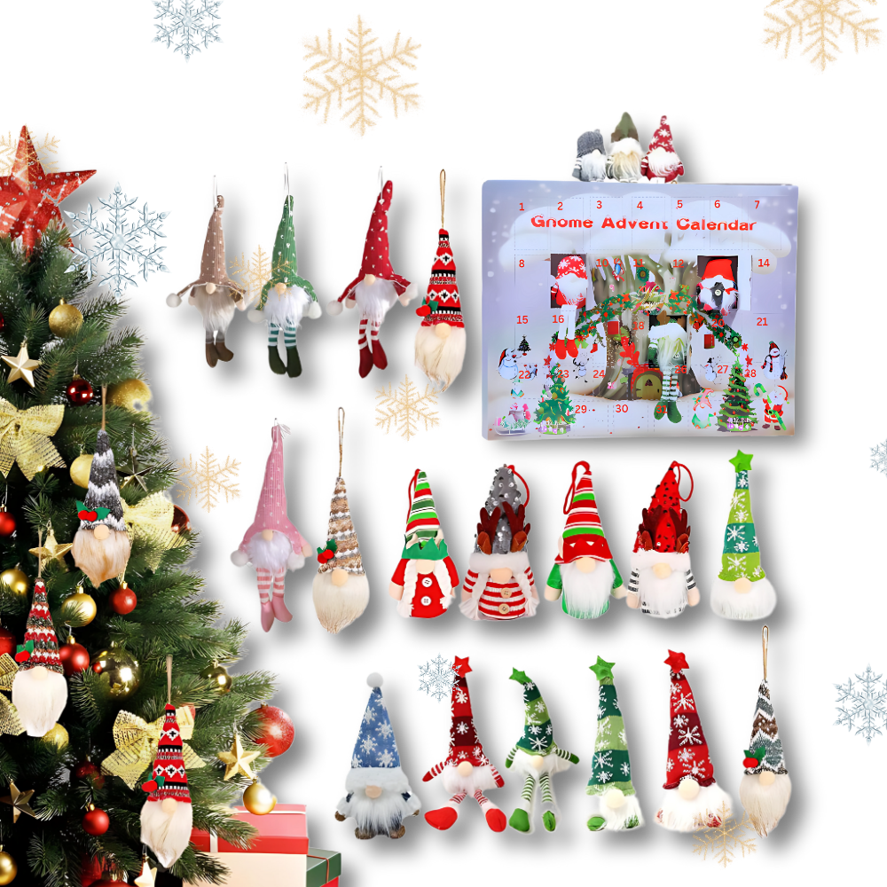 31 Günlük Geri Sayım Gnome Advent Takvimi - Ozerty