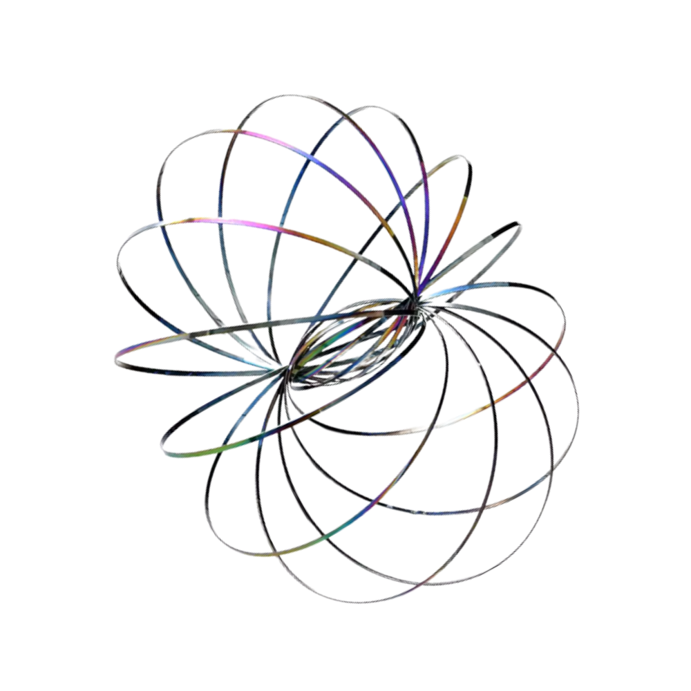 3D Paslanmaz Çelik Kol Slinky -Renkli - Ozerty