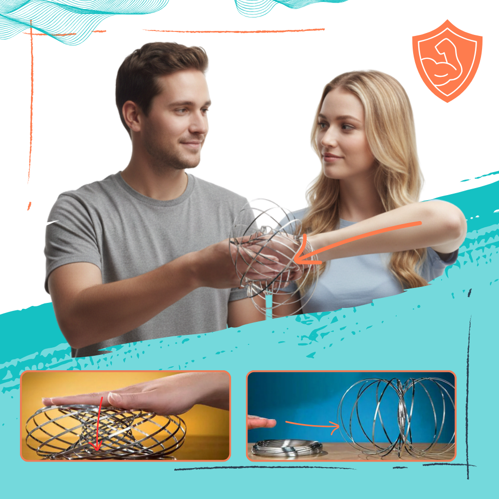 3D Paslanmaz Çelik Kol Slinky - Ozerty