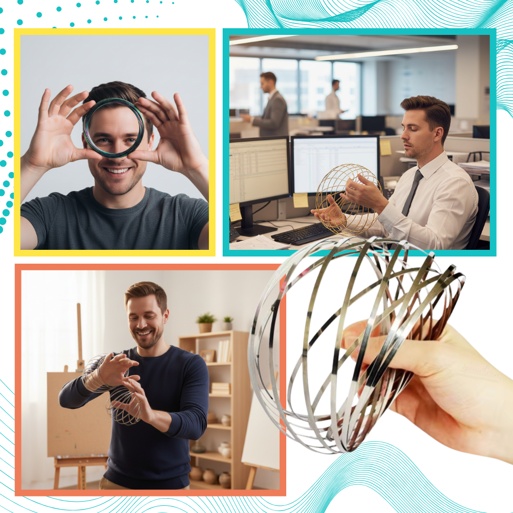 3D Paslanmaz Çelik Kol Slinky - Ozerty