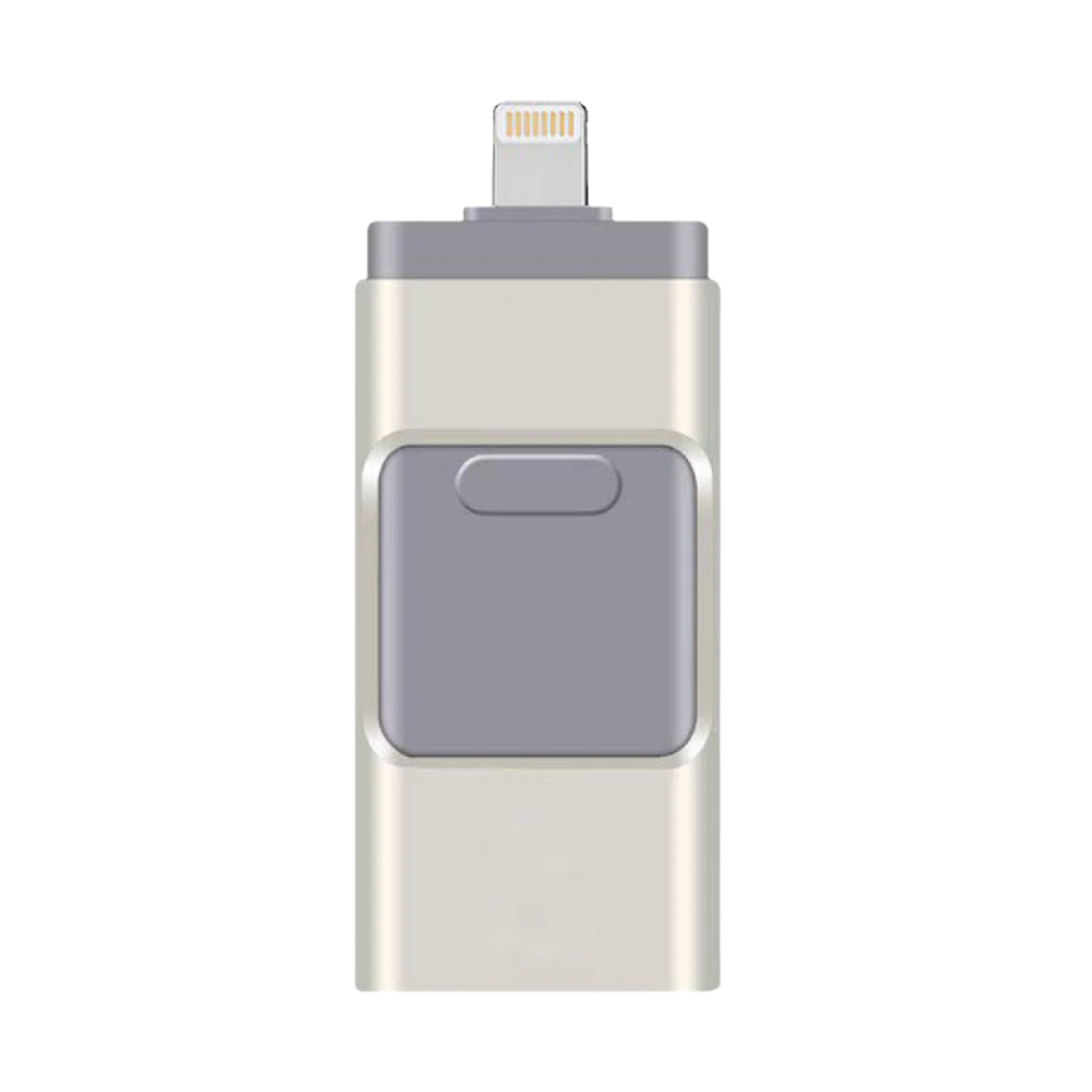 4'ü 1 arada USB flash sürücü -Gümüş - Ozerty