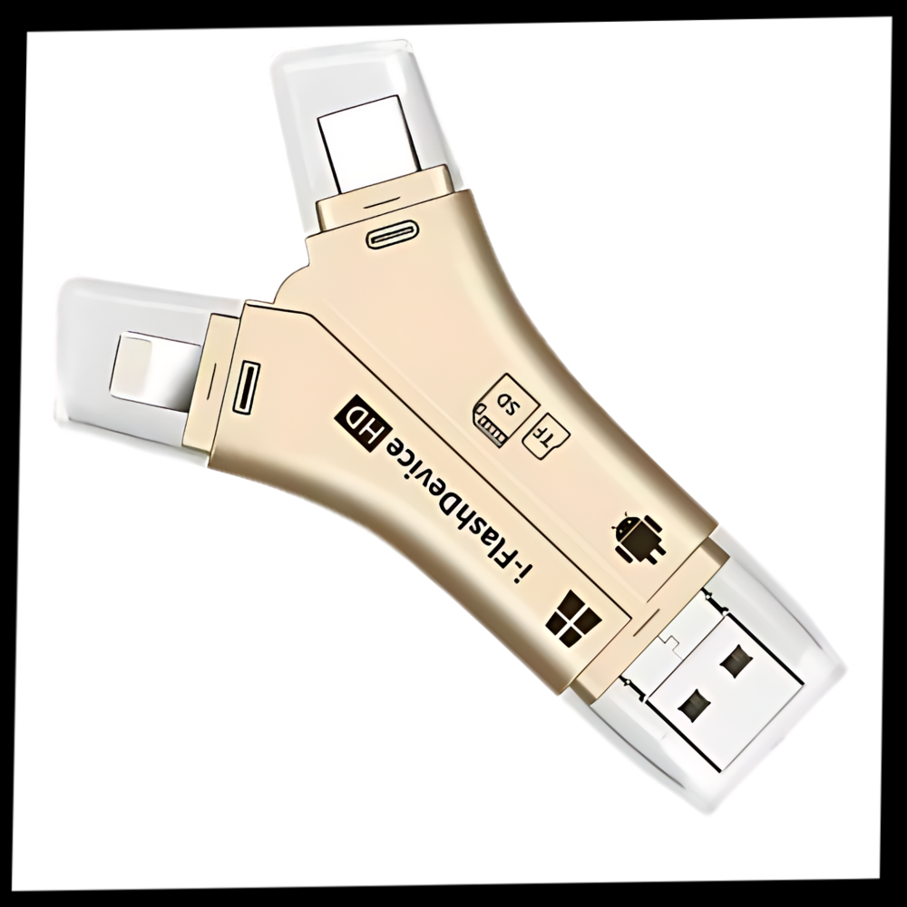 Telefonlar İçin 4'ü 1 Arada USB - Ozerty