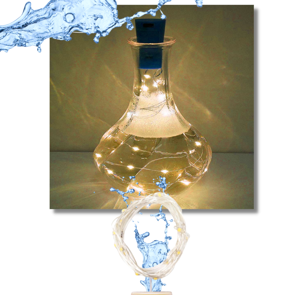 Mantarlı şişe dize LED ışığı (3'lü paket) - Ozerty