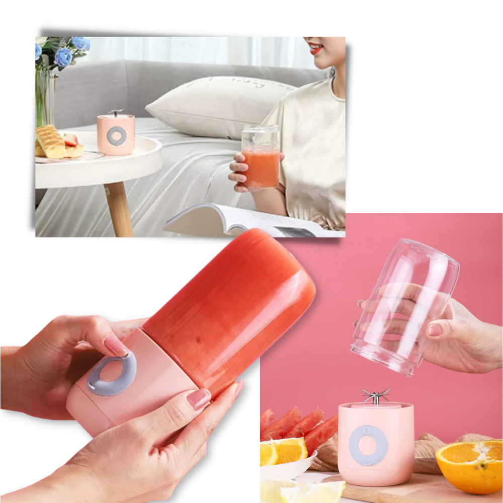 6 Kesici Mini Taşınabilir Blender Kupası - Ozerty