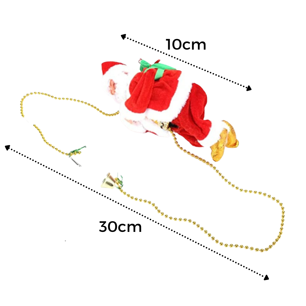 Elektrikli tırmanan Noel Baba dekorasyonu - Ozerty