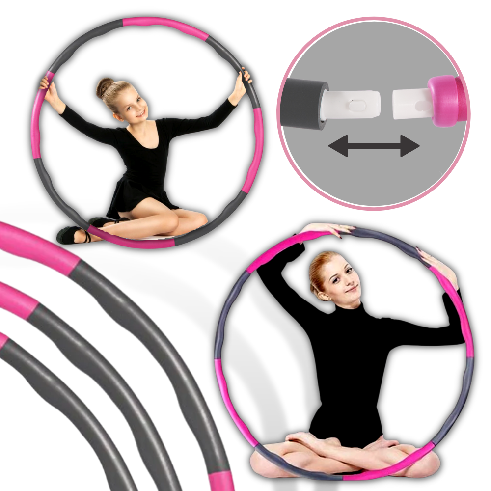 Yastıklı Fitness Hula Hoop Ayarlanabilir - Ozerty