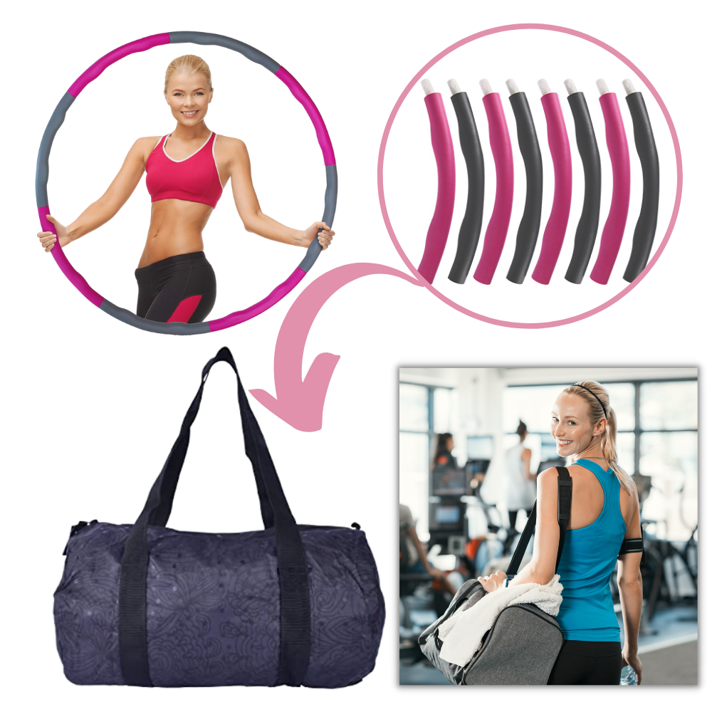 Yastıklı Fitness Hula Hoop Ayarlanabilir - Ozerty