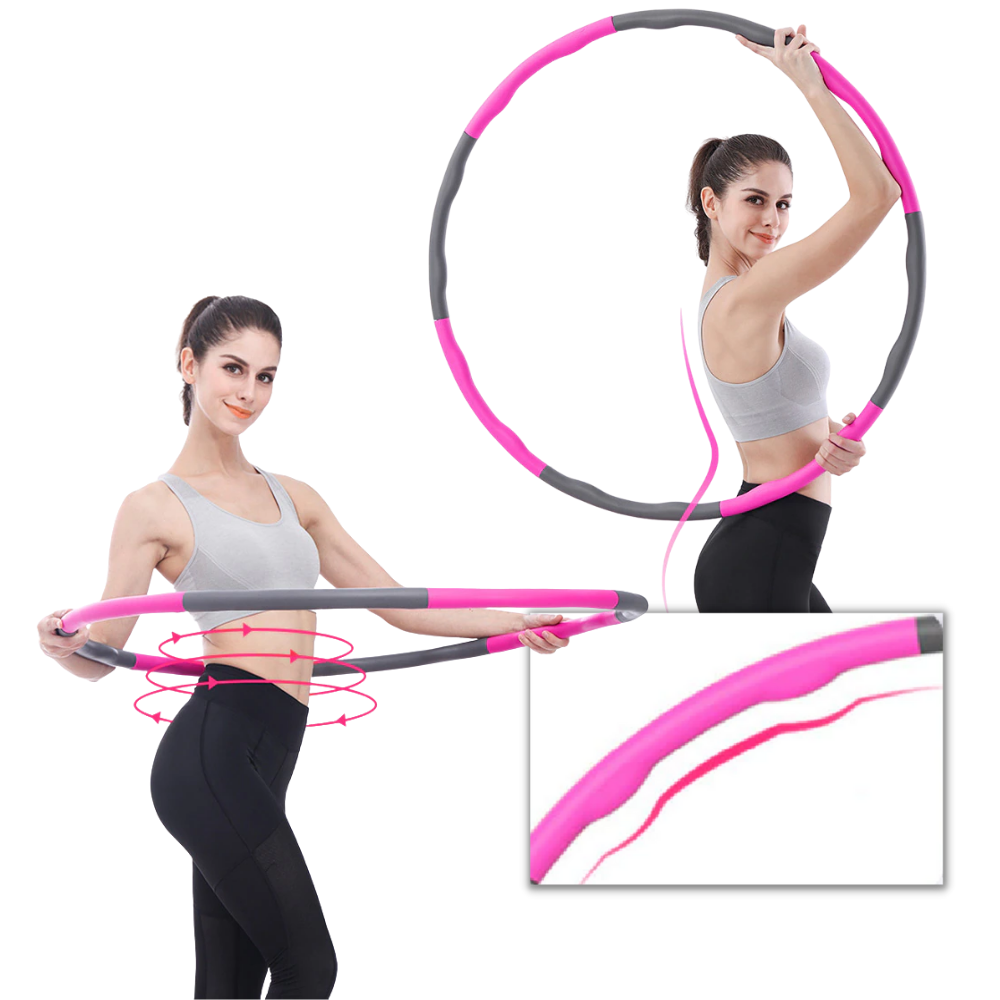 Yastıklı Fitness Hula Hoop Ayarlanabilir - Ozerty