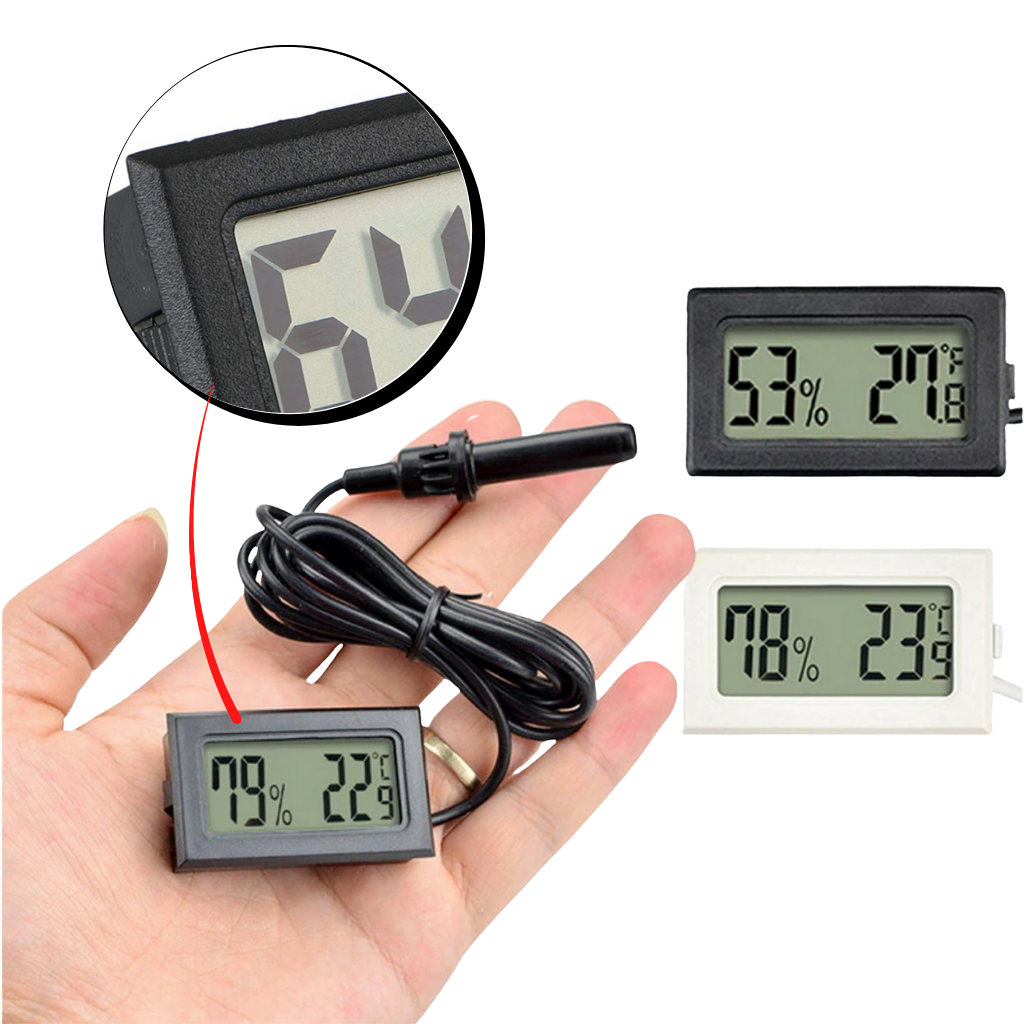Mini Dijital LCD Higrometre Termometre - Ozerty