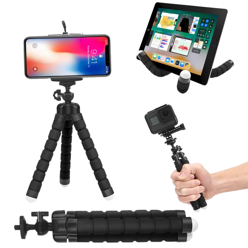 Mini Esnek Telefon Tripod Standı Seti - Ozerty
