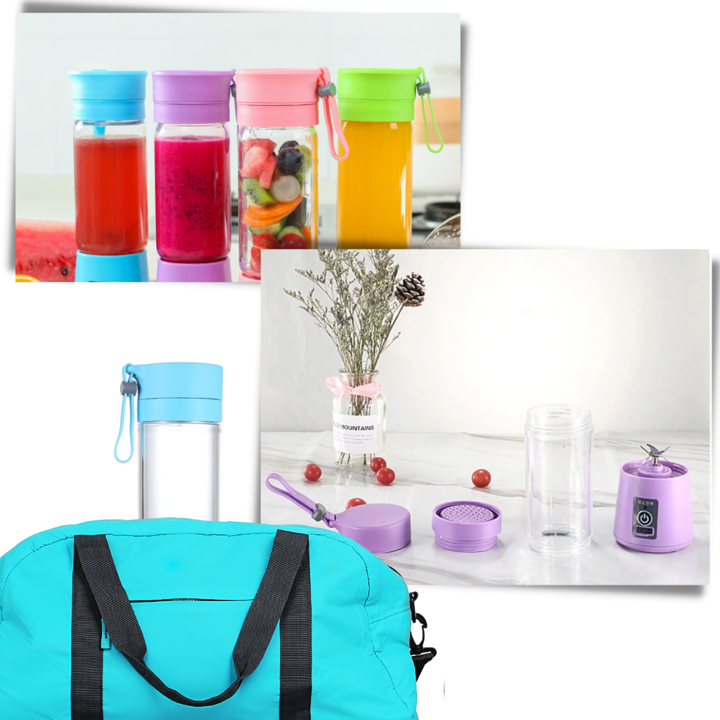 Mini Taşınabilir Meyve Suyu Blender Şişesi - Ozerty