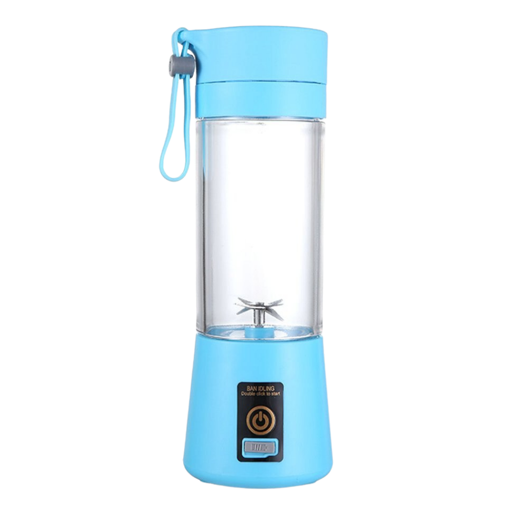 Mini Taşınabilir Meyve Suyu Blender Şişesi -Mavi - Ozerty