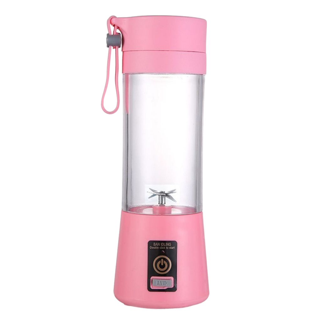 Mini Taşınabilir Meyve Suyu Blender Şişesi -Pembe - Ozerty