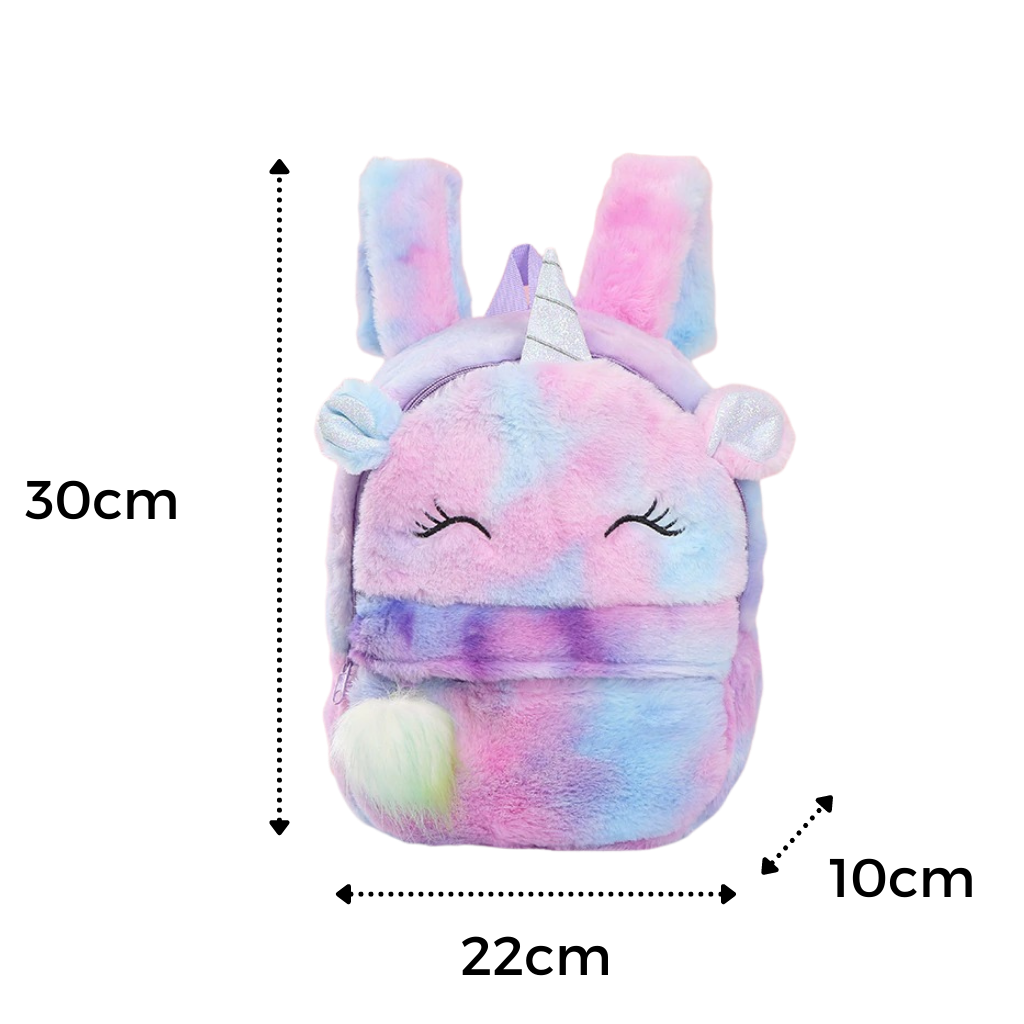 Peluş Unicorn Kız Çocuk Sırt Çantası - Ozerty