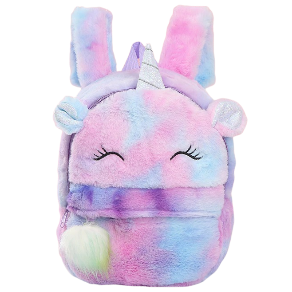 Peluş Unicorn Kız Çocuk Sırt Çantası - Ozerty