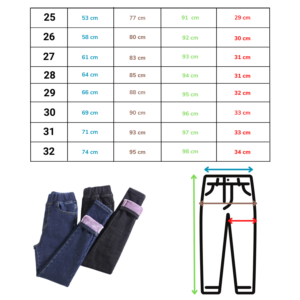 Kadın Termal Yumuşacık Jeggings - Ozerty