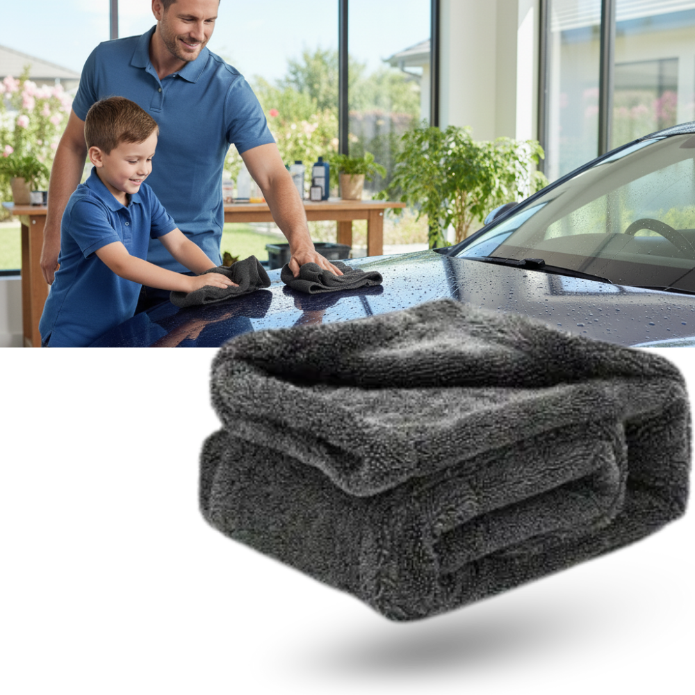 Emici Mikrofiber Cam Temizleyici Havlu - Ozerty