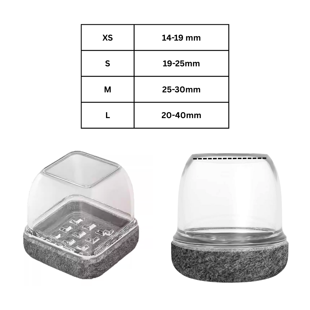 Çizilmeye Karşı Koruyucu Mobilya Ayak Kılıfları - Ozerty