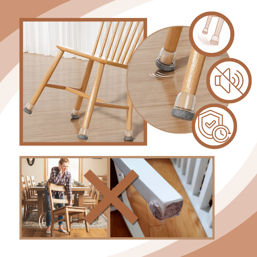 Çizilmeye Karşı Koruyucu Mobilya Ayak Kılıfları - Ozerty