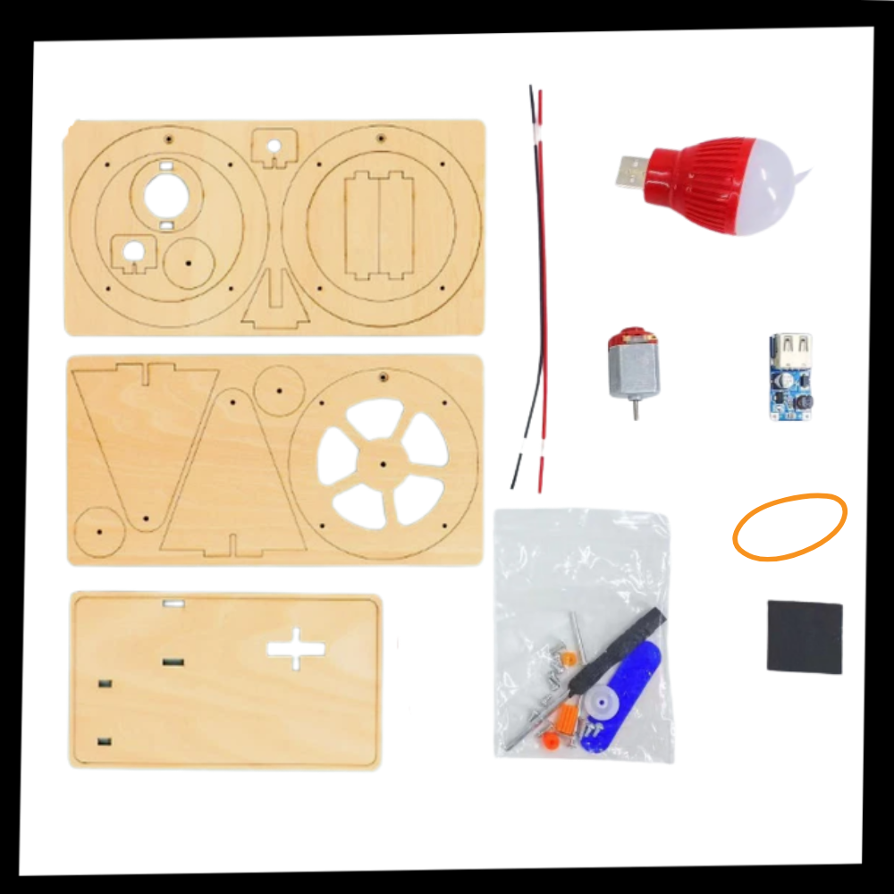 Montaj Ahşap Bilim Oyuncağı - Ozerty