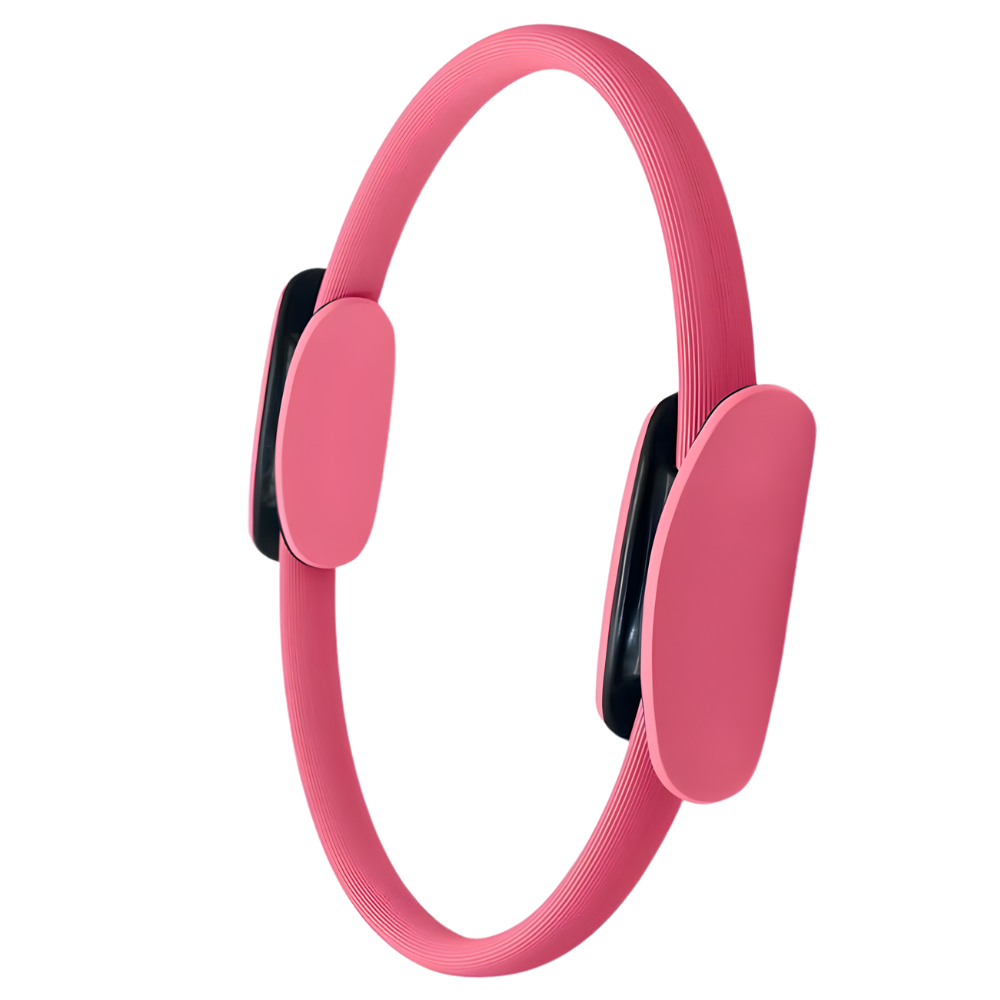 Vücut Sıkılaştırıcı Pilates Halkası  -Gül Kırmızısı - Ozerty