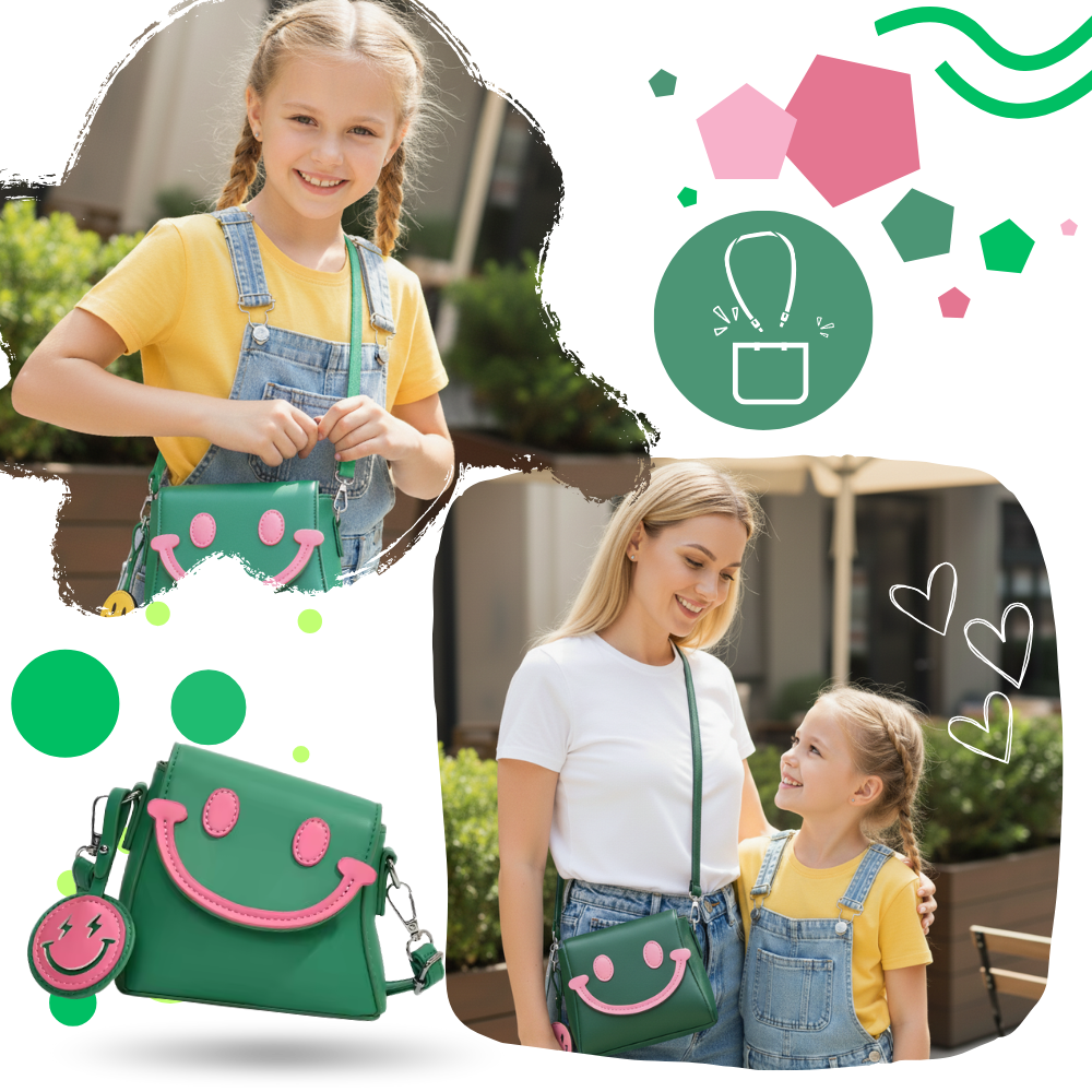 Neşeli Gülümseme Çapraz Askılı Çanta - Ozerty