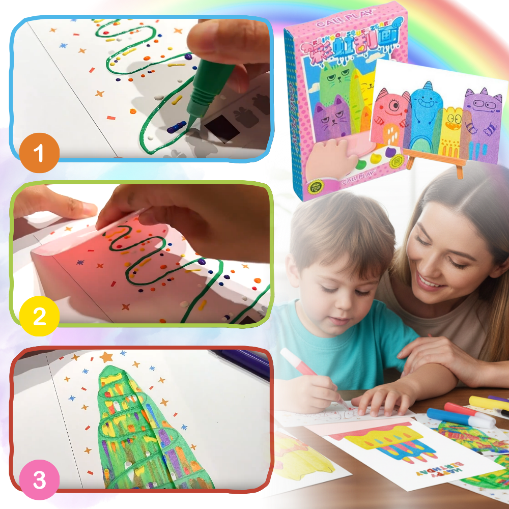 Renkli Silecek Sanatı Resim - Ozerty