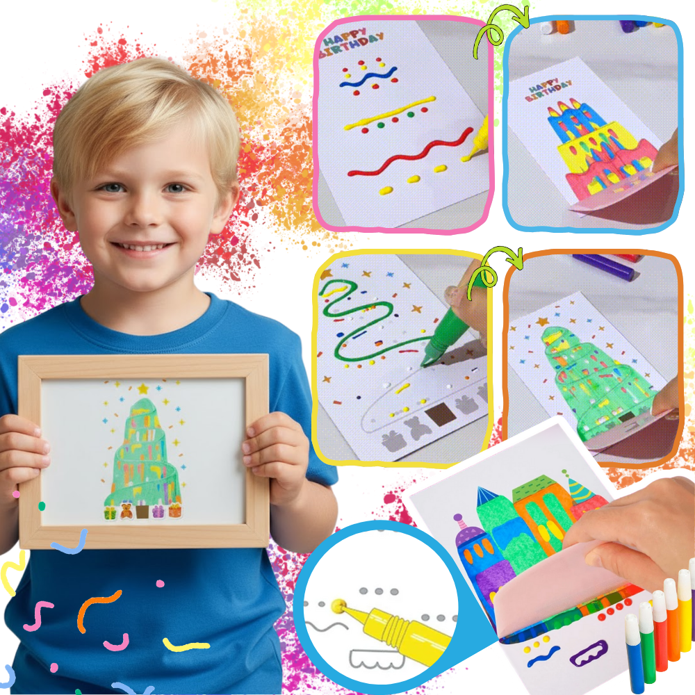 Renkli Silecek Sanatı Resim - Ozerty