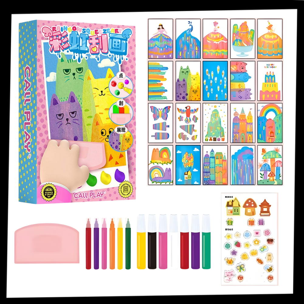 Renkli Silecek Sanatı Resim - Ozerty