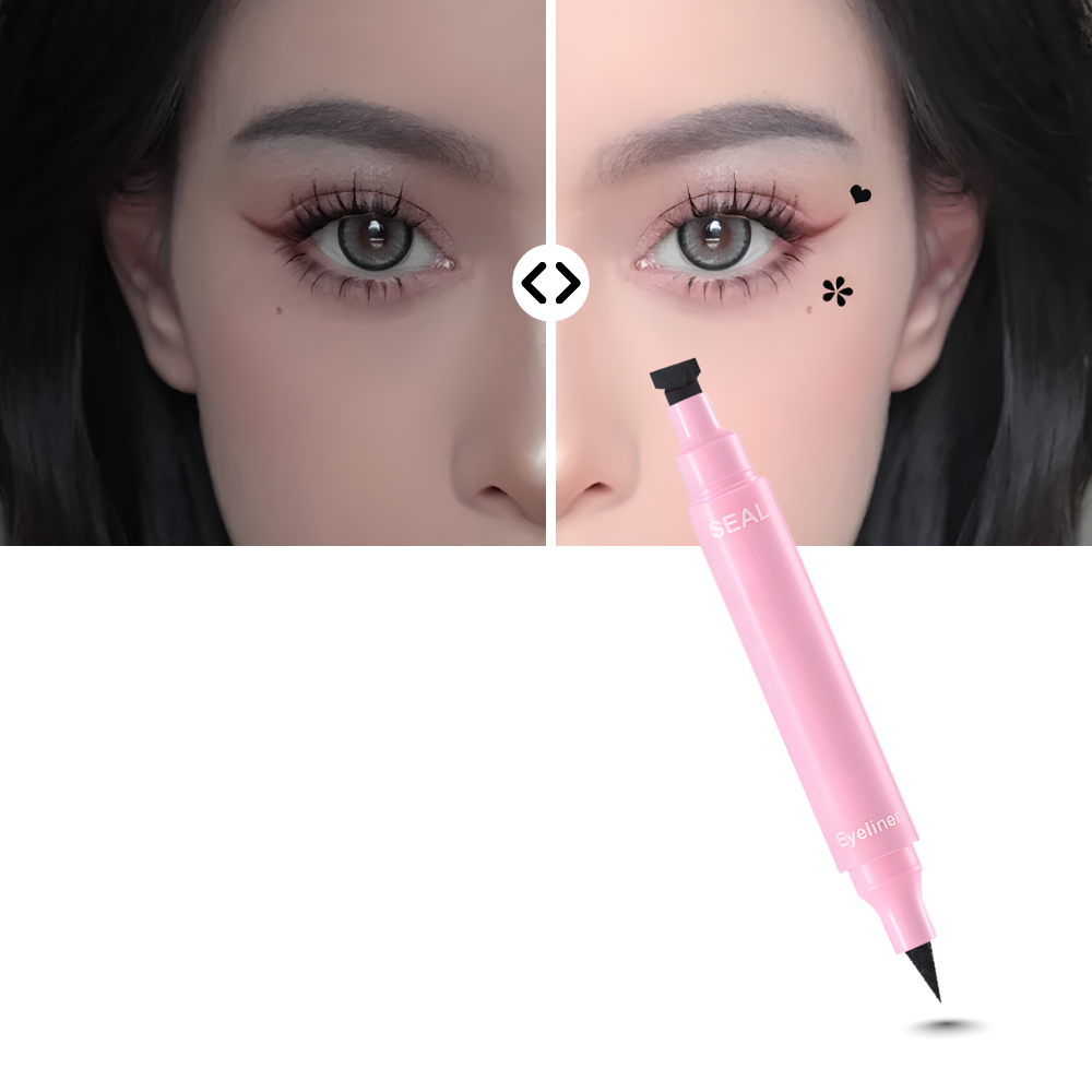 Yaratıcı Çift Uçlu Eyeliner Damgası - Ozerty