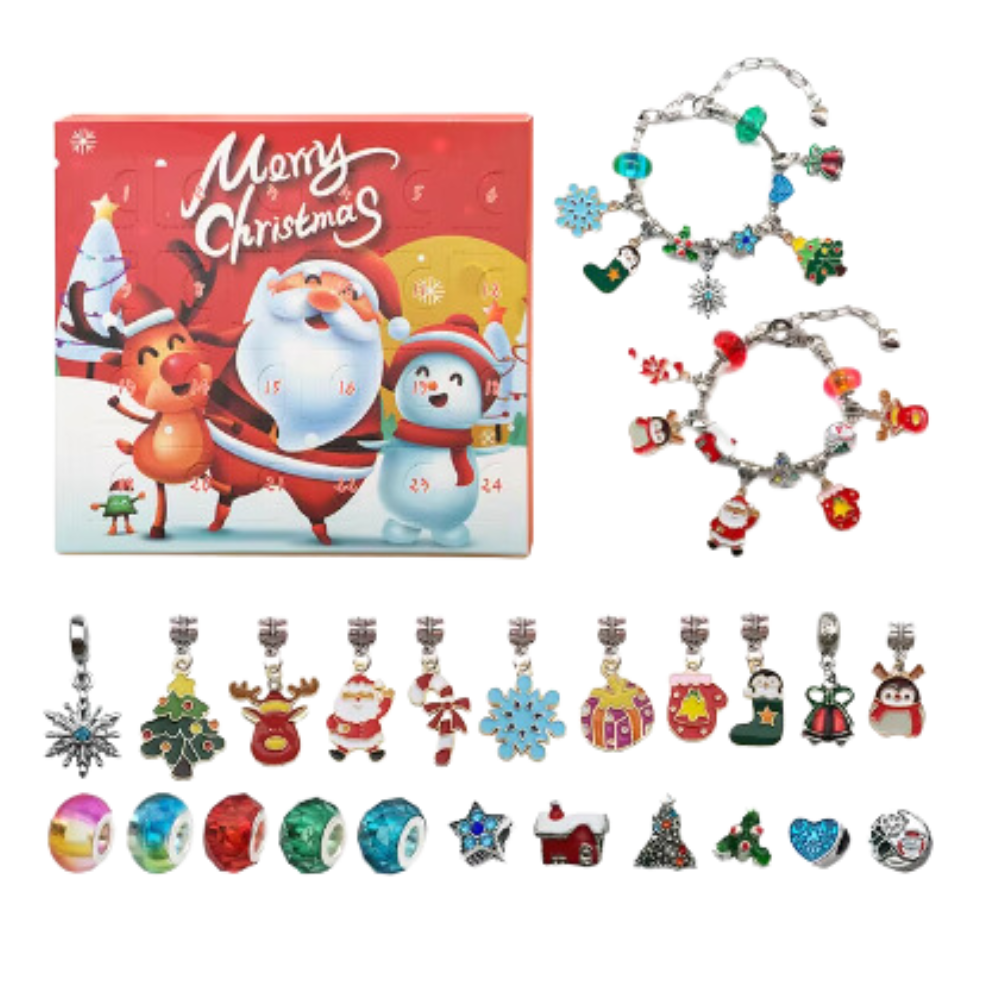 DIY Takı 24 Günlük Geri Sayım Advent Takvimi -Mutlu Noel Babalar - Ozerty