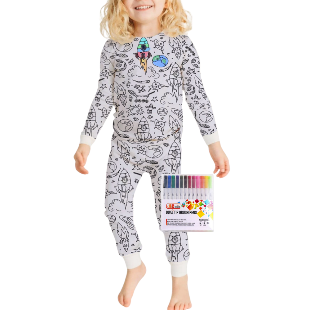 Doodle Dream Pijama -Uzayda Görev - Ozerty