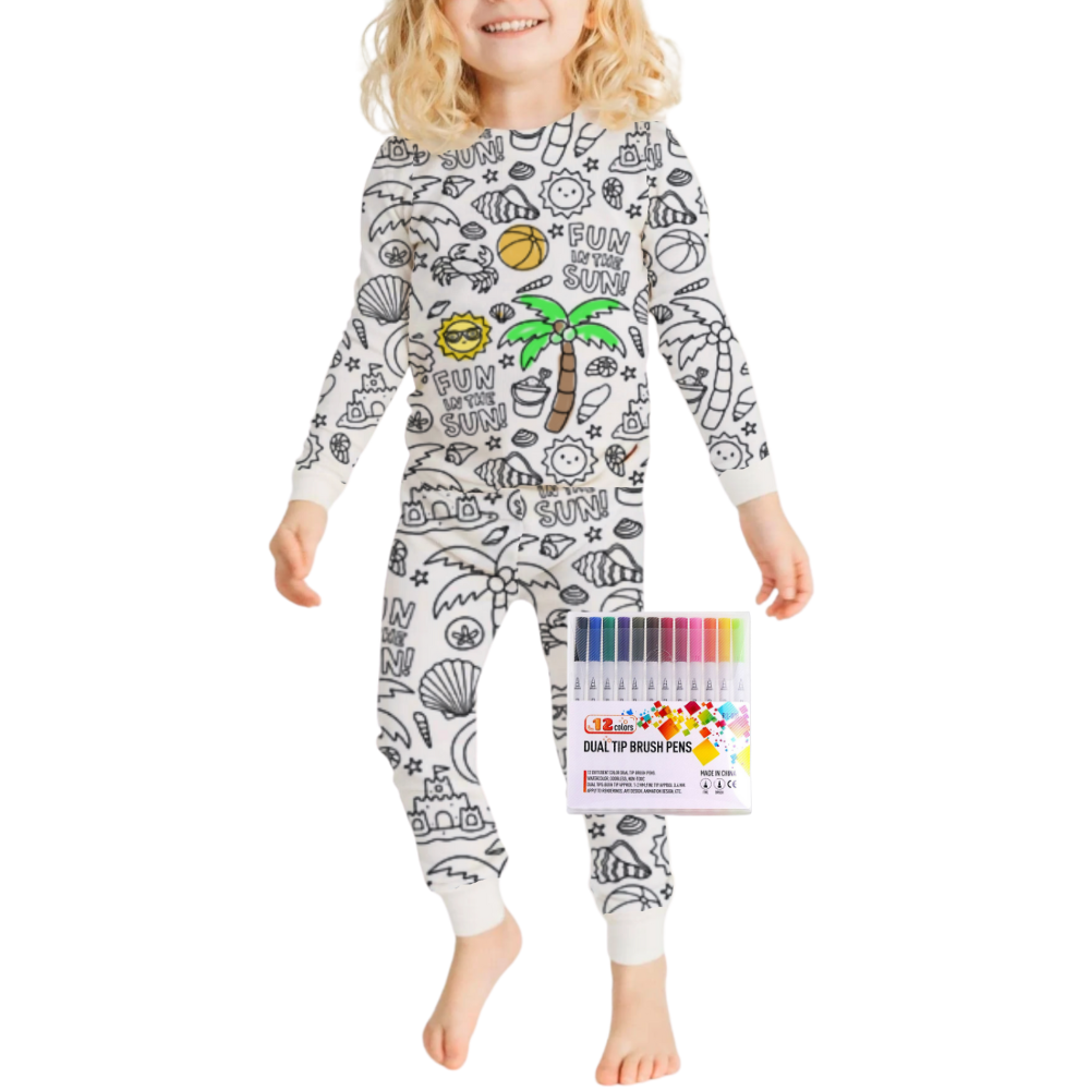 Doodle Dream Pijama -Deniz & Güneş - Ozerty