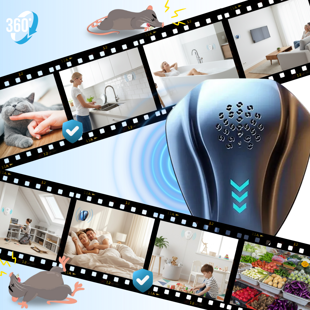 Çift Ultrasonik Haşere Kovucu - Ozerty