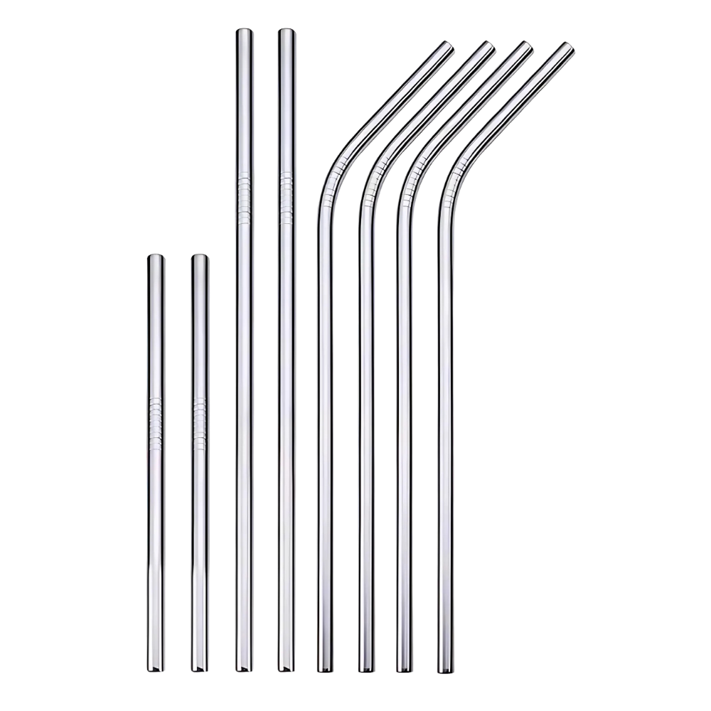 Eco Sip İçme Pipeti -Gümüş - Ozerty