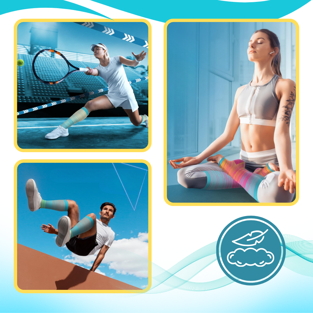 Elastik Açık Burunlu Kompresyon Çorabı - Ozerty