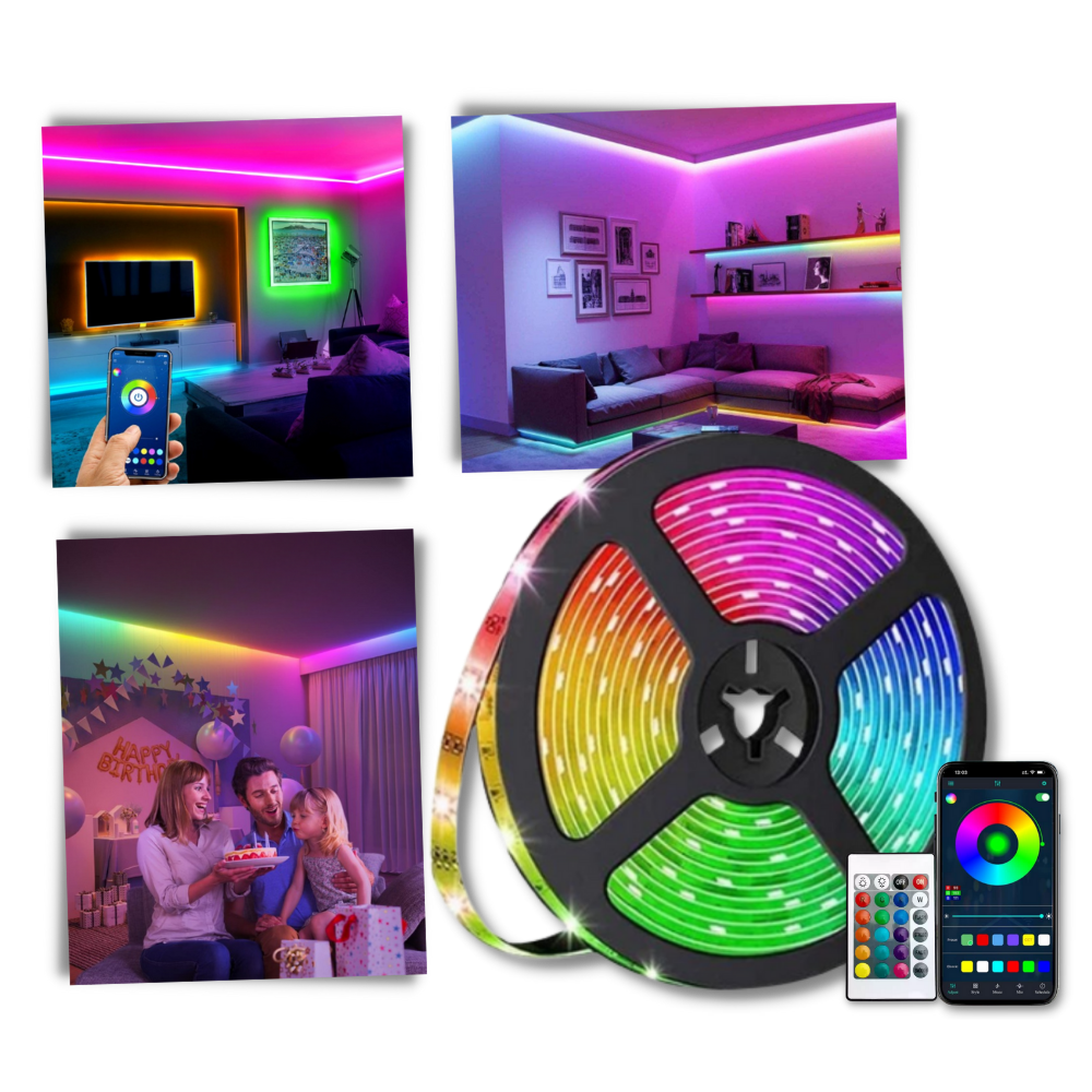 Enerji Verimli RGB Led Şerit - Ozerty