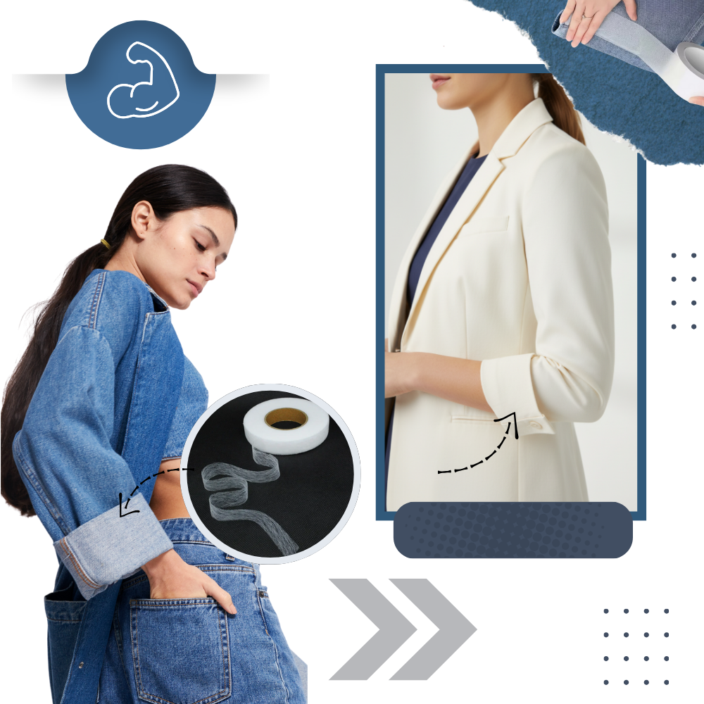 Kumaş Çift Taraflı Güçlü Yapıştırıcı - Ozerty