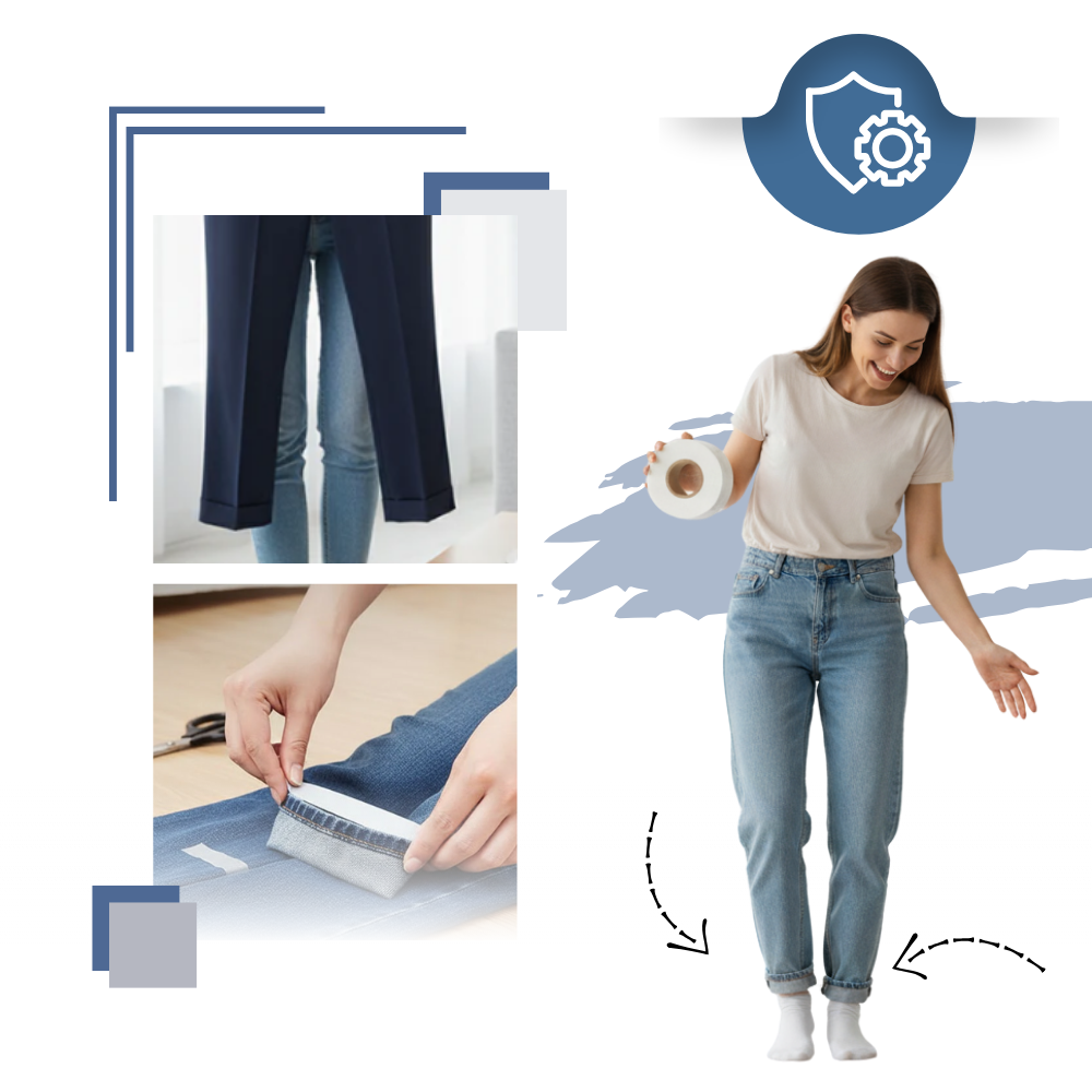 Kumaş Çift Taraflı Güçlü Yapıştırıcı - Ozerty