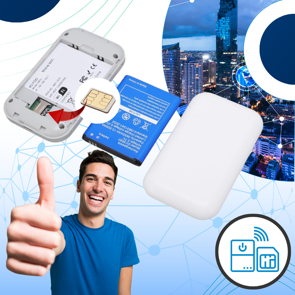 Hızlı Bağlantı Taşınabilir WiFi - Ozerty