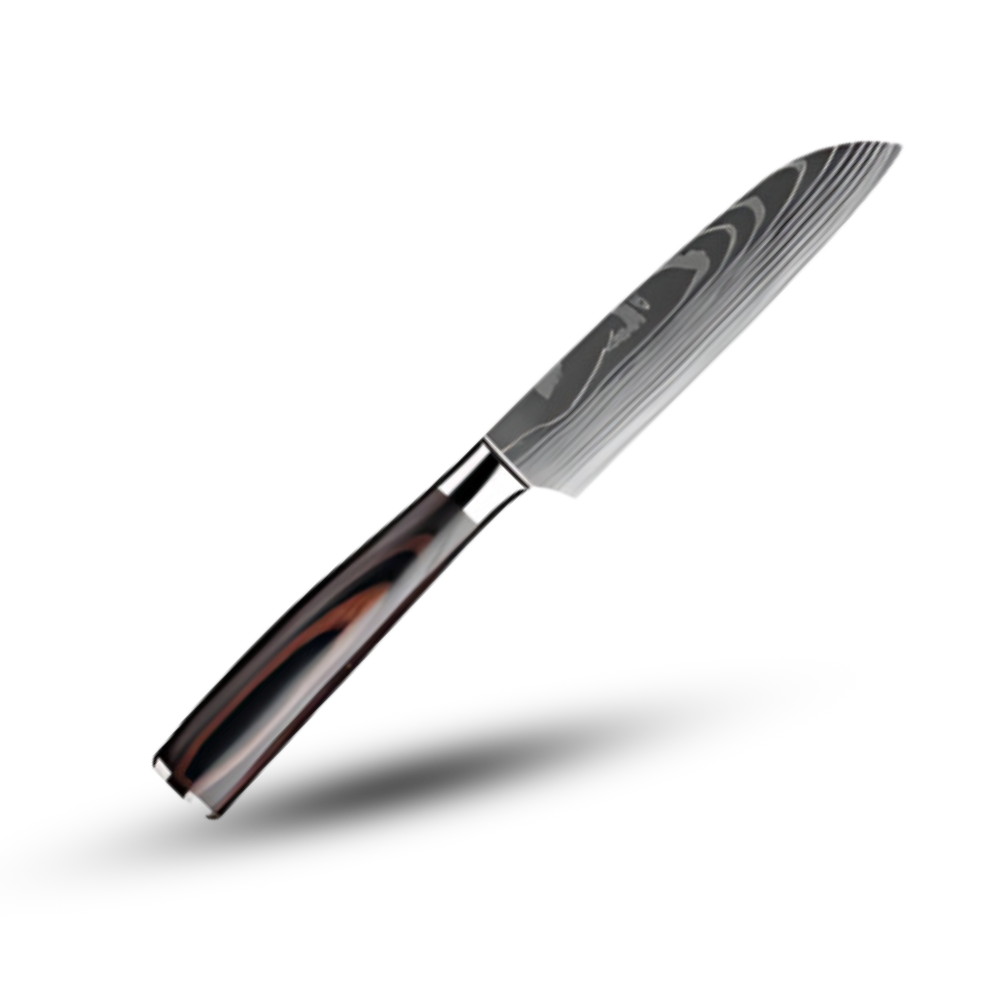 Orman Ağacı Japon Bıçağı -Santoku Bıçak 5 inç/12,5 cm - Ozerty