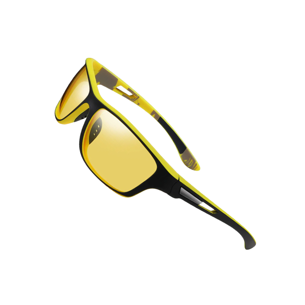 Glare Guard Pro Güneş Gözlüğü -Siyah ve Sarı - Ozerty