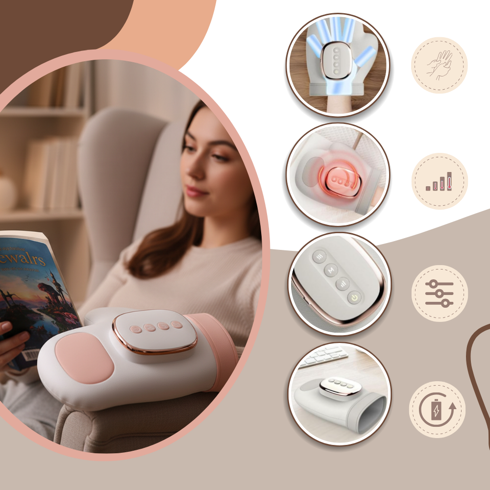 Isı Kompresyonlu Masaj Eldiveni - Ozerty