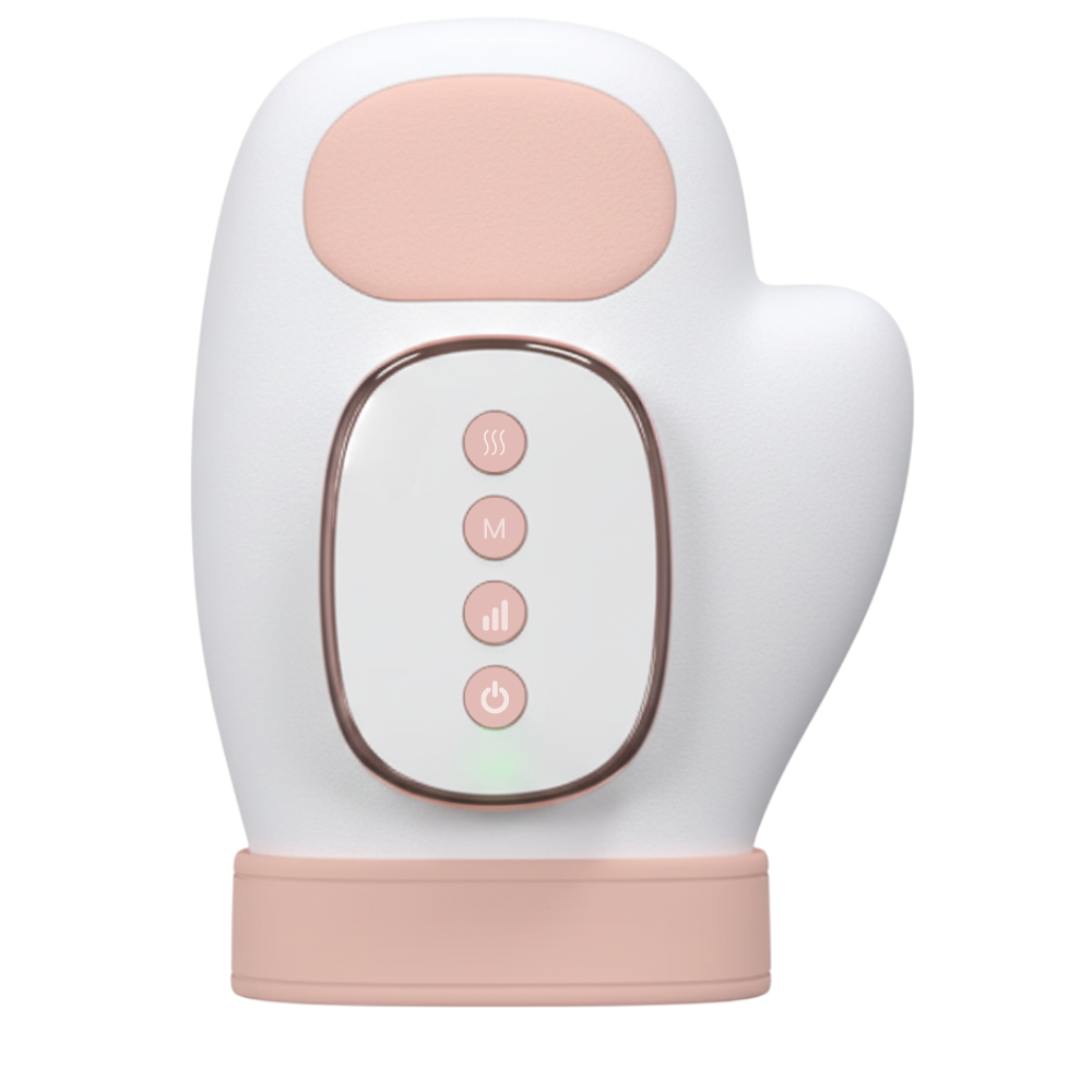 Isı Kompresyonlu Masaj Eldiveni -Pembe - Ozerty