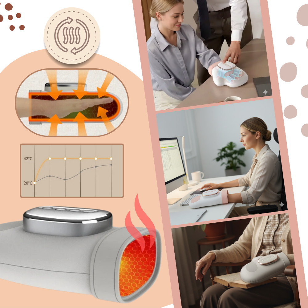 Isı Kompresyonlu Masaj Eldiveni - Ozerty